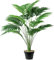 YJWZ Planta Artificial Grande 84 cm Planta Artificial Decorativa para Exterior Interior Planta Palmera Alta Plástica con Maceta para Decoración Hogar Sala de Estar Oficina Balcón