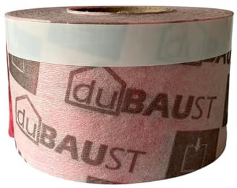 dubaust Fensteranschlussband Fensterband Fensterdichtfolie Fensterdichtband Innen Aussen Luftdicht Schlagregendicht mit Selbstklebestreifen vers. Breiten 30m Rolle (Innen 100mm, 1)
