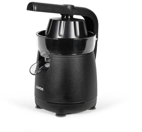 Livoo - Presse-agrume électrique à bras DOD211N - 120W, 2 cônes, accessoires démontables, compatible lave-vaisselle
