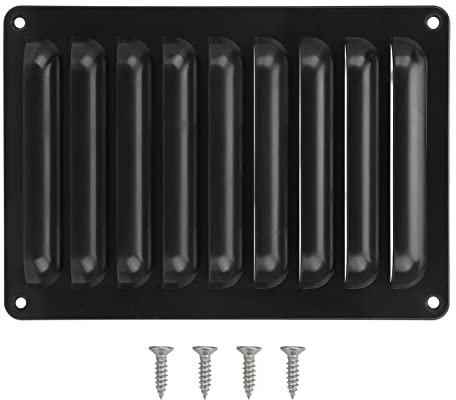 Culnflun RV Grille Entlüftung, M5 ABS Black Langlebigkeit Universal Yacht Buszubehör