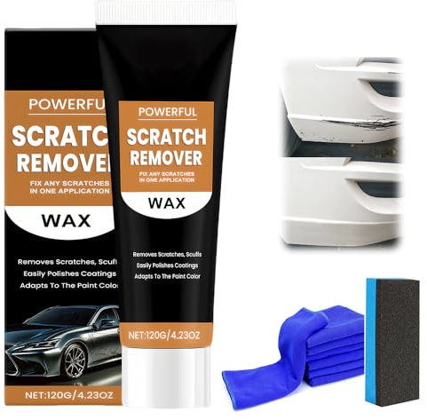 Car Scratch Remover, 2025 Autopolitur Kratzer Entfernen, Schneller Kratzerentferner für Autos, Auto Kratzerentferner Paste, Tiefen Kratzer Reparatur Creme, Entfernt Kratzer Effektiv und Schnell (1PCS)