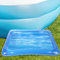 Bassin De Bain De Pieds De Piscine Gonflable | Bain De Pieds Gonflable | Bassin Pédiluve | Bassin De Trempage des Pieds pour Échelle D'entrée De Piscine | PVC | Rond/Rectangle