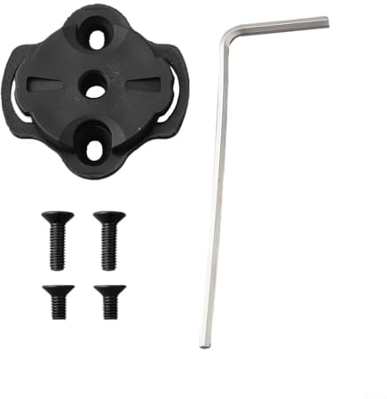 Bike Computer Bracket Adapter for Garmin, Plastic Steel Mount for Cycling GPS and Flashlight, Replacement Repair Part for Road and Mountain Bicycle