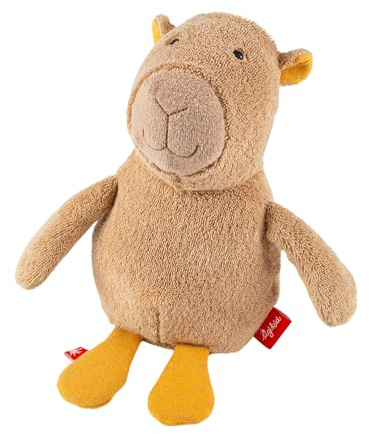 Sigikid Baby Kuscheltier Capybara Kuschelfreund Kapokfüllung Baby Geschenk | Natural Friends - Stofftiere aus natürlichen Materialien Baumwollfrottee und Kapokfaser Füllung