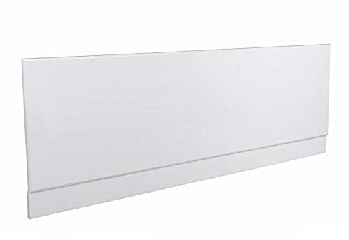 VeeBath Acubase 1800mm Front Side Bath Panel, Waterproof, Modern Panels for Bathroom Bathtub- White