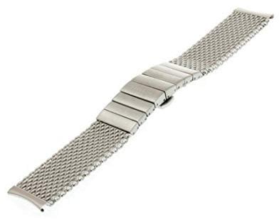 Zeppelin Uhrenarmband Metall Edelsstahl Milanaise Faltschließe 22mm