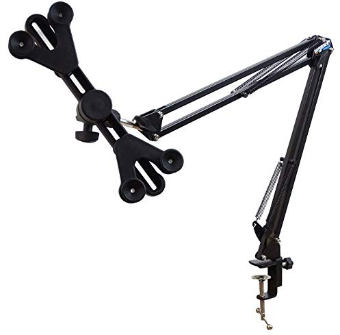 Keepdrum Support de tablette réglable pour PC iPad + bras articulé
