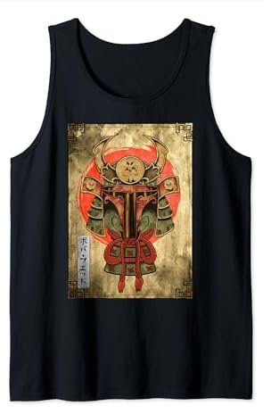 Star Wars Boba Fett Samurai Style Poster Tank Top