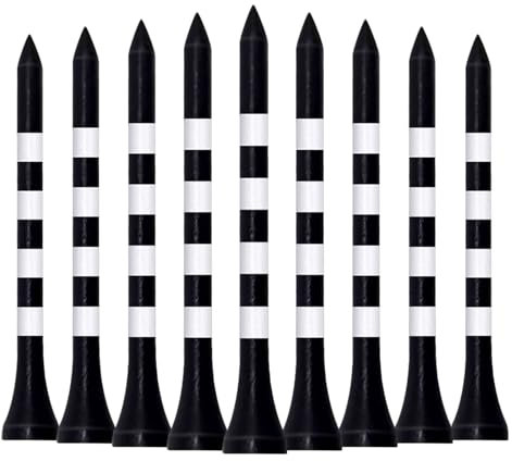 LIKOSO Bamboo Golf Tees 2 3/4 inch Wooden Golf Tees Long Pack of 100 for Golf Driver Accessories