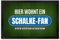 trendaffe - Hier wohnt EIN Schalke-Fan Fußmatte XXL mit Rasen Motiv