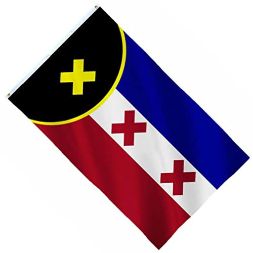 Milisten LmanburgFlagge, Traumfahnen, Polyestergewebe, LmanbergFlagge mit 2 GronmentWandbehang, Wandteppich, Hintergrund, Requisiten, Schild für Außen und Innenbereich, Schlafzimmer, Fenster,