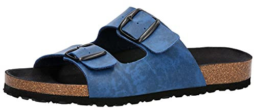 Lico Pantolette Bioline Man Vegan Herren Blau 41