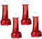 QinMMSPORTS Lot de 4 verres à vin créatifs drôles transparents pour cocktail, bière, jus de fruits, cocktail, Saint-Valentin, anniversaire, fête de karaoké, bar (sans paille) (4PC)