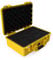 MEIJIA Portable All Weather Waterproof Protective Case,Hard Case,Camera Case with Customized Fit Foam,Fit Use of Drones,Camera,Equipments,Pistols,13.35 x11.63x5.98inches (Yellow)
