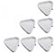 ARETHA 6PCS Clean Steam Mop Pads Universal Washable Triangular Microfiber Cleaning Pad Cover Washable Cloths for X5 Steam Mops and H2O