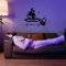 PLIGREAT Musik Wandaufkleber Punk DJ Playing Discs Wandtattoos, schwarz geschnitzte Wandaufkleber für Schlafzimmer Musik Studio Auto Dekoration, Cool Schlagen Note Aufkleber für Musik Liebhaber