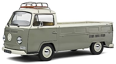 Solido Modellauto Maßstab 1:18 VW T2 Pick up grau