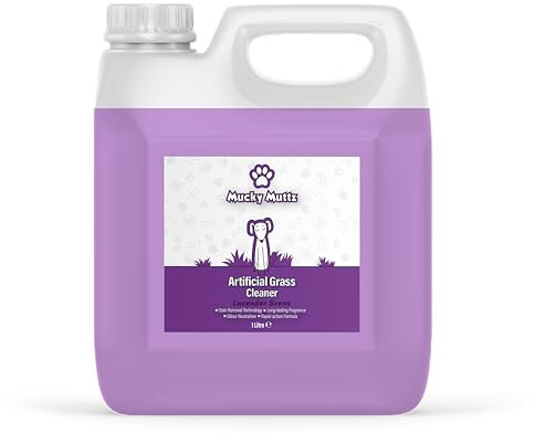 Mucky Muttz - Artificial Grass Cleaner – Dog Friendly, Disinfectant & Deodoriser for Laws- Neutralises Odours & Removes Urine Stains - Highly Concentrated - 1 Litre - (Lavander Fragrance)