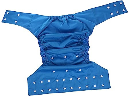 Hoement 1stück Waschbare Auslaufsichere Stoffwindel Für Erwachsene Verstellbare Inkontinenzunterwäsche Praktisch Wiederverwendbar Für Senioren Und Erwachsene