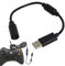 Teuena USB Breakaway Cable for Xbox One Xbox 360 Xbox Series X/S PC Replacement Dongle Breakable Cord Fits Thrustmaster Ferrari Racing Steering Wheel, Black Controller Adapter Cord
