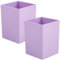 craspire 2 Lot de Pots à Crayons Pots à Stylos Porte Pinceaux de Maquillage Organisateur de Bureau Étui de Rangement Conteneur Design Scandinave Papeterie pour L'École la Maison Les Fournitures