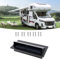 Accessoire de hotte de ventilation pour camping-car assurant une décharge efficace de la fumée tout en gardant les insectes hors de votre espace (noir)