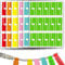 180 Pcs Cable Labels, Labels Stickers, Tear Resistant Self-Adhesive Cable Tags, Waterproof Wire Cord Label Cable Stickers for Marking & Organizing Cables in Office, Home, School (6 Colours)