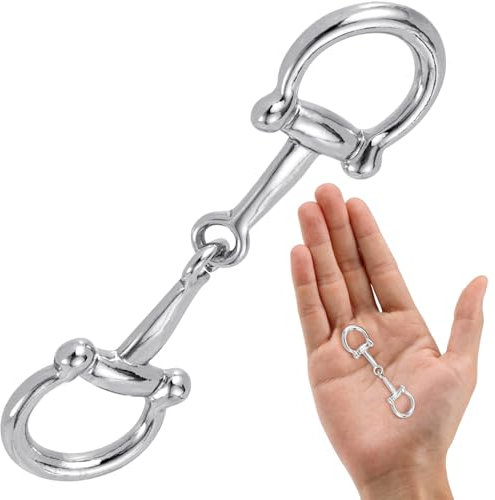 SmallCat Schal-Ring-Clips für Damen, breites Band, klobige Kette, Schalverschluss, Legierung, Krawattenschnalle, Zubehör für Schals, Kleidung, Silber, silber, Small