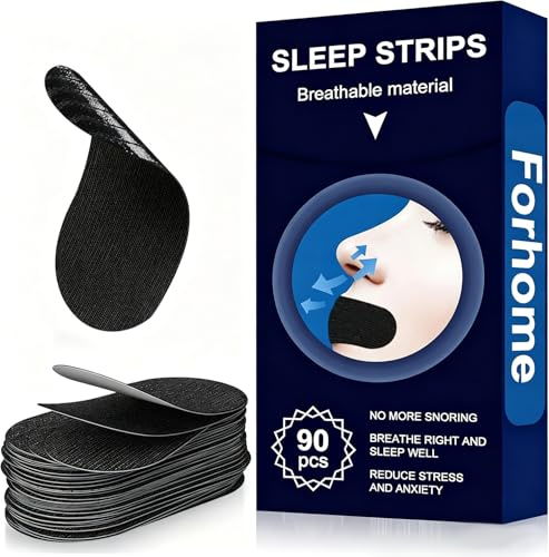 Mundpflaster Schlafen,90 Stück Mouth Tape for Sleeping, Anti Schnarch | Schnarchpflaster Mundtapes zum schlafen,Mund Tape für weniger Schnarchen & besseren Schlaf durch Nasenatmung