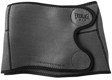 Everlast Unisex-Erwachsene Schlanker Gürtel, konturierte Form, Schwarz/Rot/Weiß, 120 Inch