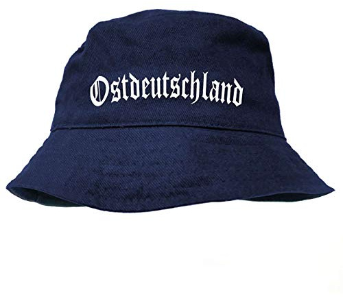 Spaß Kostet Männer Jungs Anglerhut Ostdeutschland alt deutsche Schrift Bucket hat Fischerhut