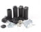 Radiator Accessories,Towel Rail Radiators Universal Brackets Chrome,White,Black, Radiator Valves (Black Full Brackets Only)