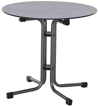 Siena Garden Klapptisch Sola Ø 80 cm anthrazit