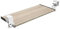 FIX&EASY Tastaturauszug klemmbar mit Tastaturablage 800X300mm sonoma eiche Dekor, Tischklemmen höhenverstellbar weiss, Schienen schwarz 300mm, Auszug für Tastatur Maus Keyboard und Laptop Ablage