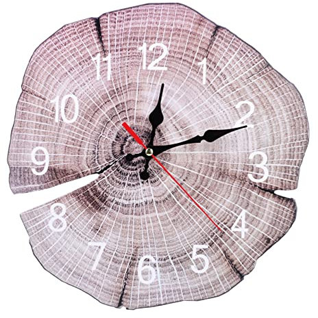 Warmhm Baumscheiben Holzuhr Wand Wanduhr Vintage Baum : Küchenuhr Dekouhr Wanddeko für Schlafzimmer Küche Dekoration Holzuhr Wand Holzuhr Wand Holzuhr Wand Holzuhr Wand Holzuhr Wand