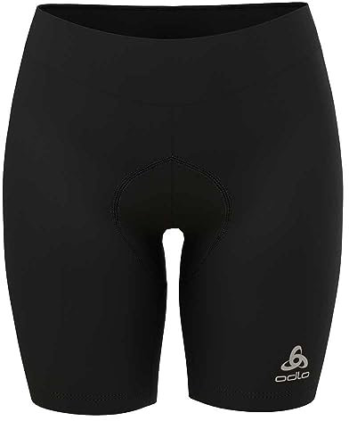 Odlo Fahrradhose Damen Kurz Essential I Gepolsterte Radlerhose Kurze Radlerhose I Damen