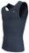Lo.gas Ärmelloses Radtrikot Herren, Rennrad Trikot Leichtgewicht und Atmungsaktiv, Fahrradtrikot mit Gesäßtasche, Grau Blau, XL
