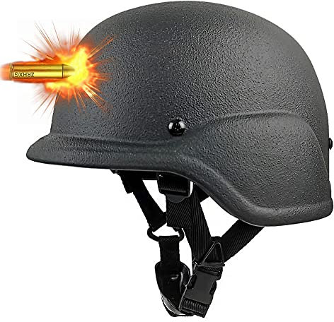 ZRHXG M88 Casque anti-balles militaire balistique en aramide Airsoft avec système d'amortissement anti-vibration