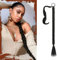 Sofeiyan Braid Extensions Pferdeschwanz Verlängerung mit Haargummi 66cm Lange Geflochtener Ponytail Verlängerung Schwarz Natürliches Haarverlängerung Synthetisches Zopf Haarteil für Damen