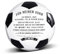 Uloveido zu meiner Tochter Volleyball, zu Meinem Sohn Fußball, inspirierende Sport Geschenk im Freien Indoor Training Bälle (Football-FUR Meinen Sohn)