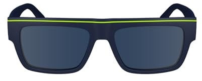 CALVIN KLEIN JEANS Men's Sunglasses CKJ24603S - Blue with Solid Blue Lens