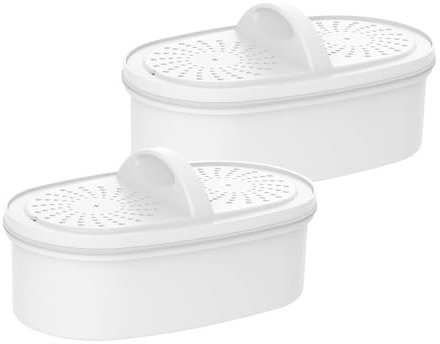 Aqua Crest Filter, 2 Packs for Waterdrop Pitcher & Dispenser, Multiple-Stage Filtration, Reduces PFAS, PFOA/PFOS, Chlorine, 200 Gallons