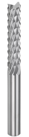 QUARKZMAN 5mm Fräser 1/5(5mm) mit geradem Schaft massivem Hartmetall CNC-Fräser Gravierwerkzeug mit Kornschneide für PCB-Leiterplatten-Fräsmaschine Holzschnitzerei