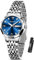 Taxau Damenarmbanduhren - Damenuhr Luxus wasserdichte Uhr Damen - Edelstahlband Armbanduhr Damen Blau Analog