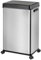 just4baby Extra Large 68L Capacity Deluxe Sensor Rubbish Bin with Wheels & Breaks Hands Free Touchless Automatic Motion Sensor Bin Brushed Stainless Steel or BLACK, 68 Litre (ZN68S-Stainless Steel)