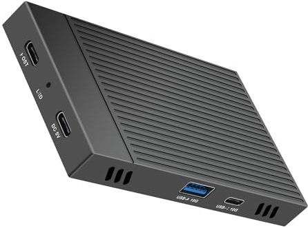 XINGLIDA Boîtier double baie USB C externe 10 Gbit/s pour disque dur SSD 2230/2242/2260/2280
