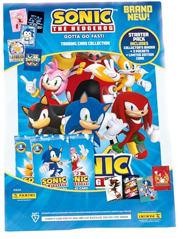 Carte à collectionner Panini Sonic Hedgehog TC Starter Pack
