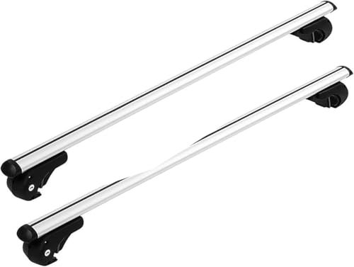 LANAZU Dachgepäckträger Querträger für VW ID.6 ID.5 ID.4 ID.3 ID3 ID4 ID5 ID6, Auto Dachträger aus Aluminium Dachträger-Querstangen Relingträger Gepäckablage