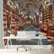 Grand Old-Style Library with Ornate Architecture - Custom Size Wall Murals Self-Adhesive Removable Large Photo Wallpaper for Living Room, Bedroom, Bathroom, Office, Dining Room, Children's Room