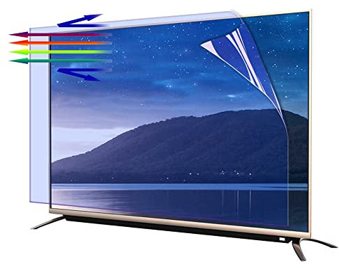 Protection de l'écran de télévision, Film de protection anti-éblouissement mat for intérieur et extérieur de 50 pouces, anti-lumière bleue, for LCD, LED, 4K OLED et QLED HDTV(50in 1095x616mm)